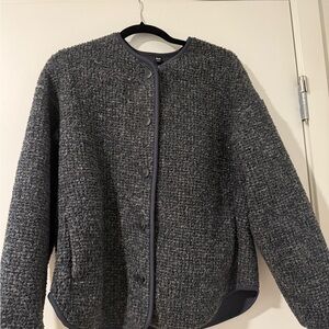Uniqlo Pile Lined Fleece Relaxed Cardigan